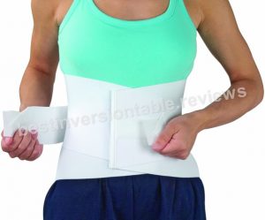 MABIS Adjustable Back Brace and Back Support Belt for Lumbar Support related to Improved Posture, Back Pain, Scoliosis and Herniated Discs